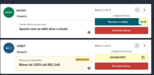 Códigos Promocionais